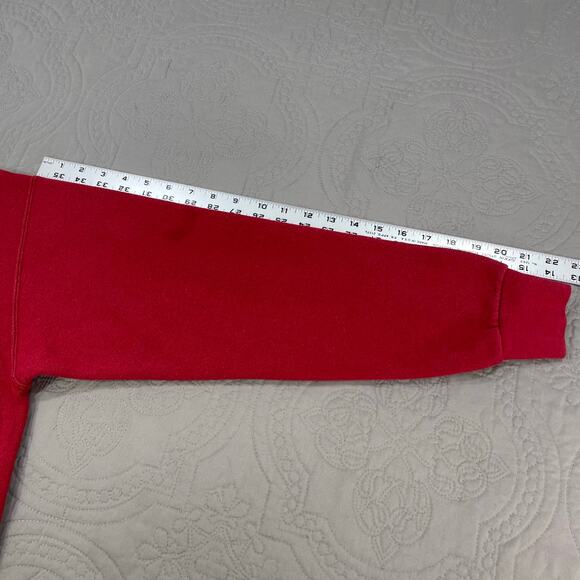 Vintage JanSport Sweatshirt Indiana‎ Small Red Crewneck Pullover Spell Hoosiers - Picture 9 of 9